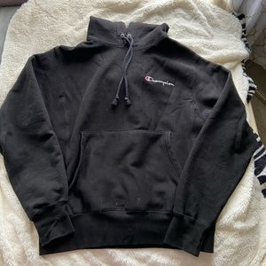 Black Champion Sweatshirt Hoodie
